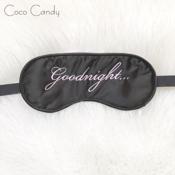 🔃Victoria’s Secret Goodnight Black Sleep Eye Mask - Picture 2 of 6